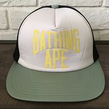 ★大阪限定★ BAPE New York Logo メッシュ キャップ a bathing ape Osaka color trucker hat cap エイプ ベイプ NYC 帽子 NIGO w3_画像1