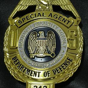 【入手困難】米CIA 中央情報局 US Central Intelligence Special Agentフルサイズ ポリスバッジ NYPD LAPD ミリタリー Police バッチ レアの画像2