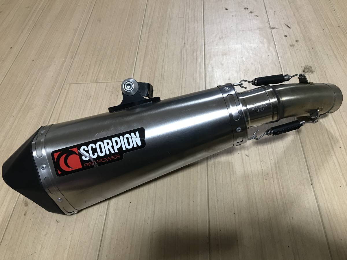 CBR400R nc56 スリップオンマフラー SCORPION レッドパワー cipelici