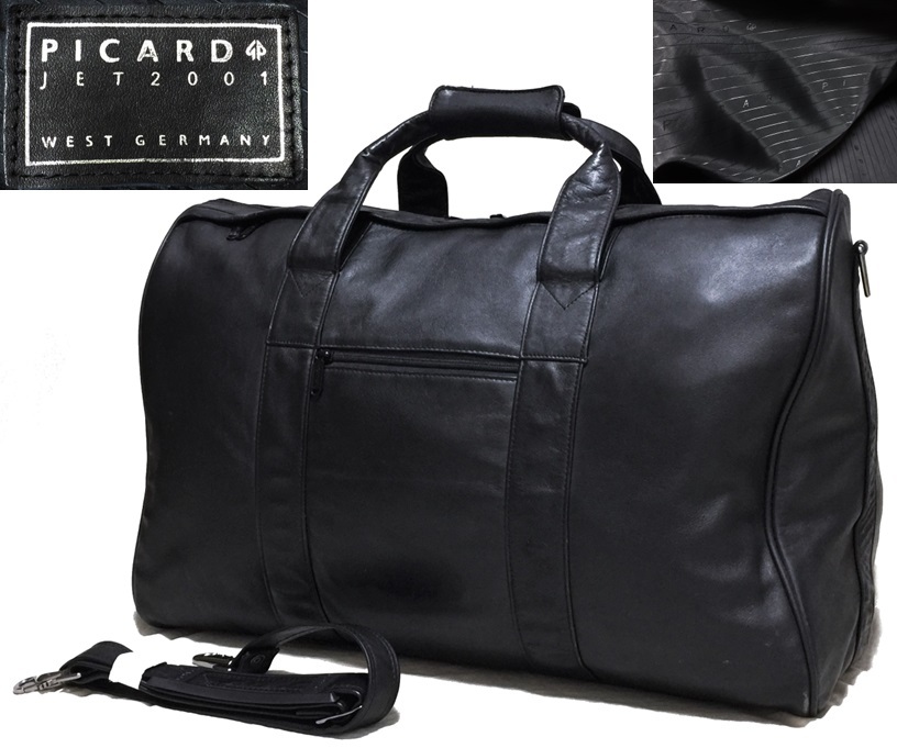 PICARD ピカード 本革 天然皮革 バッファロー レザー ボストン バッグ