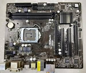 【中古パーツ】BIOS確認のみ、ASROCK B85M マザーボード ＩＯパネル付 LGA1150 ■MB2385