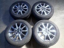 QR5306【送料無料185/65R15】20プリウス プレミオ アリオンなどに ダンロップ 中古スタッドレス ●15×6J 100/5H ET45●_画像1