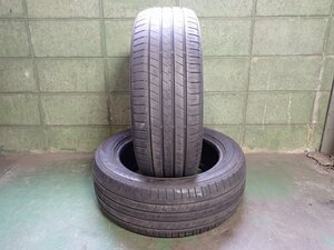 MF7133【送料無料225/55R18】2本 ダンロップ ルマン5 ルマンⅤ 中古夏タイヤ E52エルグランド デリカD:5などへ ≪即決≫