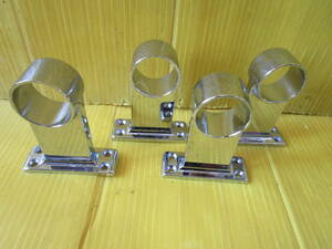  pipe hanger receive 22mm total 4 piece used Hold angle handrail various together large amount Junk * stock disposal special price 