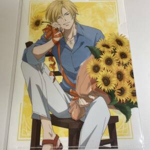 新品☆ BANANAFISH 描き下ろしイラスト アッシュ・リンクス バースデーver. クリアファイル　誕生日　バナナフィッシュ