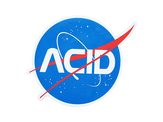 THC ステッカー ACID アシッド LSD 420 ボング high times ハイタイムズ アムステルダム ヘンプ カンナビス マリファナ ガンジャ 大麻 c294