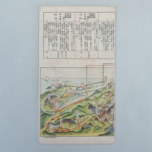 金剛山 朝鮮総督府鉄道局 戦前 案内パンフレット 鳥瞰図 古地図（712の画像2