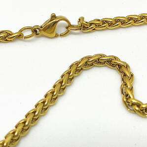 喜平 ゴールドネックレス ロープチェーン ネックレス レディース メンズ k18 金ネックレス 18k 18kgp 鍍金 303の画像2