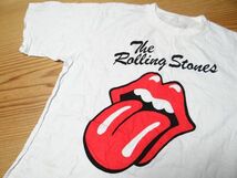 新品 80年代 ビンテージ ローリングストーンズ Rolling Stones Tシャツ レトロ 昭和 当時物 古染みあり 現状_画像4