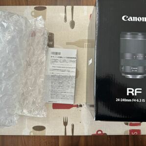 Canon キャノン RF 24-240mm F4-6.3 IS USM 元箱　マニュアル　レンズ無し