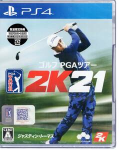 PS4※未開封品※◆ゴルフ PGAツアー 2K21 ～テイクツー・インタラクティブ・ジャパン　　■3点より送料無料有り■/59.8