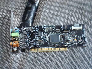 Sound BLASTER PCI connection sound card SB0570 working properly goods free shipping 