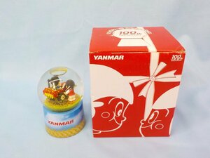 雑貨 ヤン坊マー坊オリジナルドーム　非売品 YANMAR　ヤンマー創業100周年記念　スノードーム　箱付き 未使用保管品