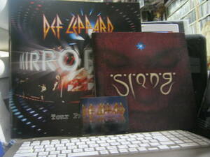 DEF LEPPARD デフレパード / SLANG WORLD TOUR 1996-97 + MIRROR BALL TOUR 2011 パンフレット2冊セット+オマケステッカー