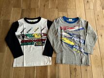 中古 男の子 新幹線 ロンT 長袖 Tシャツ 110センチ セット_画像1