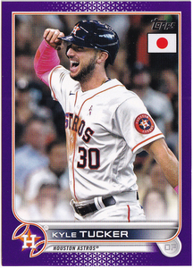 【タッカー/Kyle Tucker】2022 Topps Baseball Japan Edition Purple /50