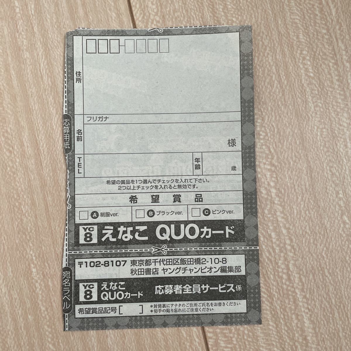 SAOVSクオカードQUOカード 使用済み コレクション用 アニメグッズ
