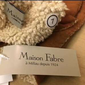 ◆◆ 新品・未使用 ◆◆ Maison Fabre メゾンファーブル シープスキン グローブ 手袋の画像3