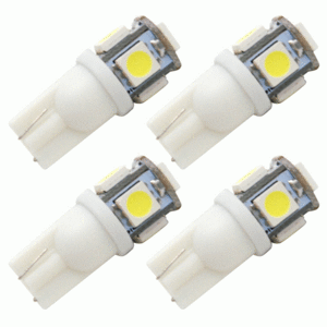 20系 30系 アルファード ヴェルファイア極 LED 電球 バルブ T10 汎用 4個セット ホワイト ポジション ナンバー等