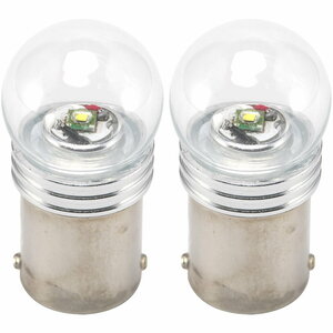 【CREE製5W】 BG系 ユーノス100 [H1.10-H6.5] ナンバー灯 G18（BA15s） CREE LED 5W 2個セット