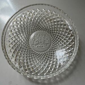 ガラス皿　レトロ　丸型　レア