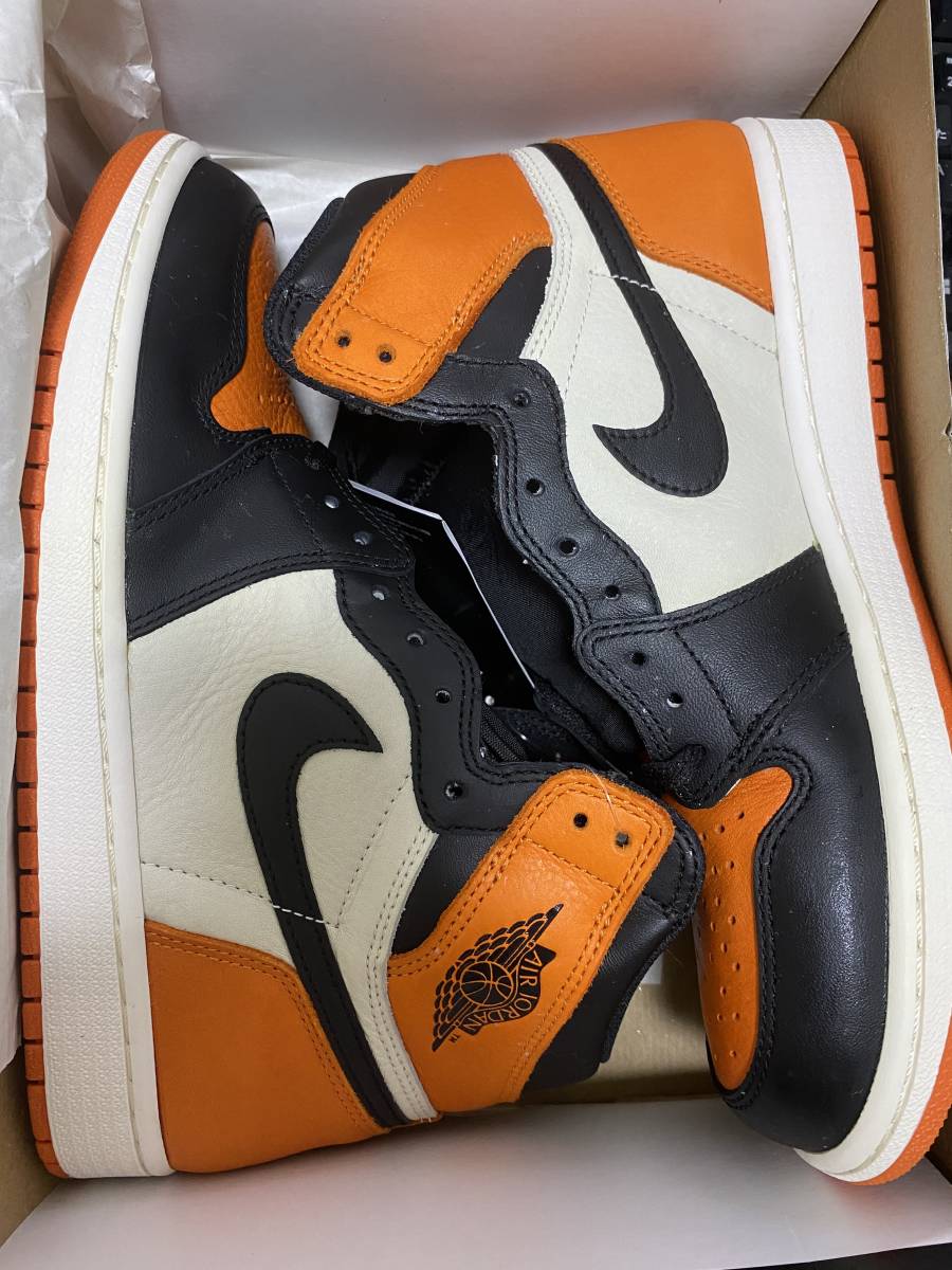 人気の中古 評価100%!即落札可能!NIKE AIR JORDAN 1 RETRO SHATTERED ...
