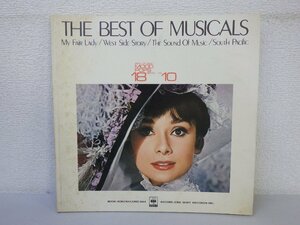 LP レコード MUSICALS MY FAIR LADY WEST SIDE STORY THE SOUND OF MUSIC マイ フェア レディ― BEST OF MOOD POOS 18 10 【 E+ 】 E2266Z