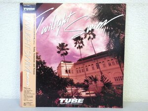 LP レコード 帯 TUBE チューブ TWILIGHT SWIM トワイライト スイム 【E+】 E3414H