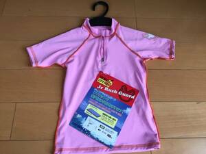  including carriage new goods 100 Rush Guard Captain Stag pink swimsuit pool marine sport short sleeves 