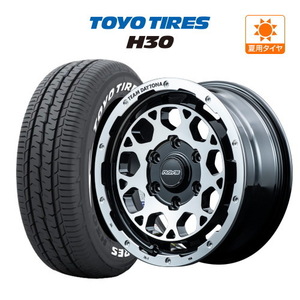 200系 ハイエース ホイール 4本セット レイズ チームデイトナ M9 Limited Edition TOYO H30 215/65R16