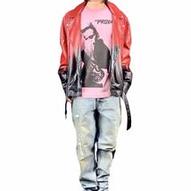 新品 ビッグプリント THE PRODIGY プロディジー キース 90年代 レイヴ RAVE ピンクTシャツS M L XL オーバーサイズ XXL~5XL ロンT パーカー_画像5
