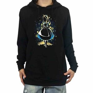 新品 不思議の国のアリス インワンダーランド スター星 ナイト シルエット パーカー XS S M L XL ビッグ オーバーサイズ XXL Tシャツ ロンT