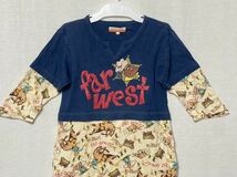 【CASTELBAJAC KIDS SPORT】カステルバジャック ワンピース カウボーイ プリント サイズ１２０_画像4