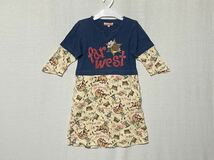 【CASTELBAJAC KIDS SPORT】カステルバジャック ワンピース カウボーイ プリント サイズ１２０_画像1