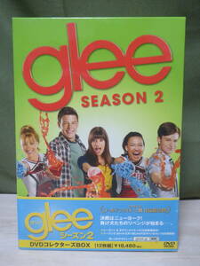 [m10445y d] glee シーズン２ DVDコレクターズBOX（全巻11枚＋特典ディスク） 帯付 正規セル品　グリー DVD-BOX