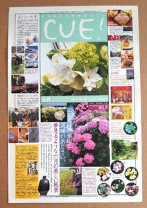 超貴重！◆小田急◆CUE!◆2004.6 vol.85◆「緑の水田と満開のあじさい」◆開成町◆鉄道事業設備投資計画◆非売品フリーペーパー