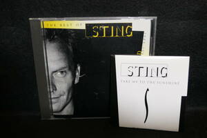[ б/у CD] + 8cmCD / стойка ng/ STING / FIELDS OF GOLD - лучший *ob* стойка ng1984-1994 / THE BEST OF STING 1984-1994