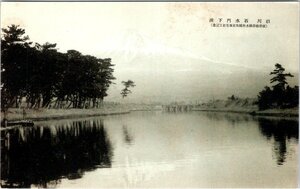 3311★戦前 絵葉書★沼川 石水門下流 沼岸沿岸排水幹線改良事業起工記念 