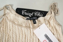 ＊90%OFF 新品 トリコシック TRICOT CHIC イタリア製 ニット キャミソール 定価52,800円(税込)サイズ44 (M)ベージュLCT1913_画像7