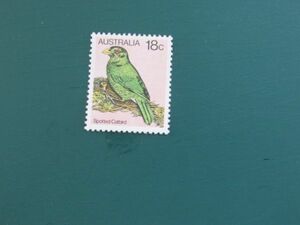 ⑥ animal collection Australia bird : normal 1 kind .1980.11.17