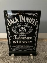 ■【現状品】ジャックダニエル ネオン看板 ジャック・ダニエル JACK DANIELS 照明 インテリア 雑貨 ディスプレイ kg1500_画像1