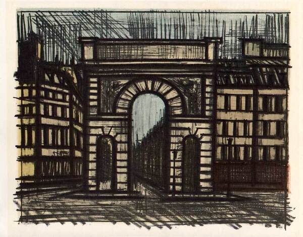 【特価】 ≪ ビュッフェ ≫ レゾネ図版 【 PARIS=LA PORTE SAINT-MARTIN 】