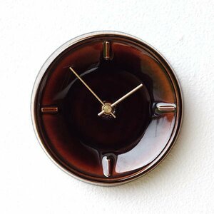 壁掛け時計 掛け時計 陶器 おしゃれ かわいい シンプル ウォールクロック 陶器のサークル掛け時計 C 送料無料(一部地域除く) ssk6317