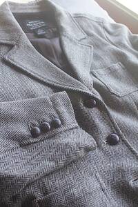 POLO JEANS( Polo jeans )*/ tweed jacket L BR* beautiful goods * elbow patch attaching * great special price 