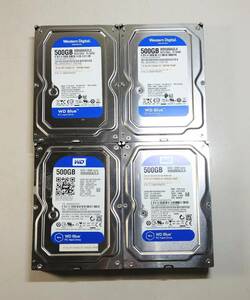 KN3386 [Используется] набор из 4 Western Digital WD5000AZLX HDD 500 ГБ