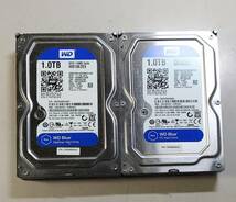 KN3476 【中古品】2個セット Western Digital WD10EZEX HDD 1TB _画像1