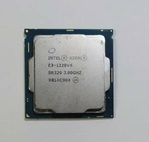 KN3427 【現状品】 intel CPU Xeon E3-1220V6 SR329 3.00GHz