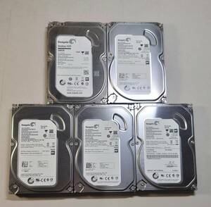 KN3446 【中古品】5個セット Seagate ST500DM002 HDD 500GB