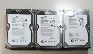 KN3497 【中古品】3個セット Seagate ST31000528AS HDD 1TB