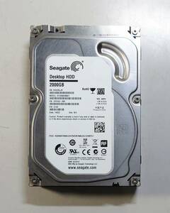 KN3412 【中古品】Seagate ST2000DM001 (使用時間/16810時間) HDD 2TB 